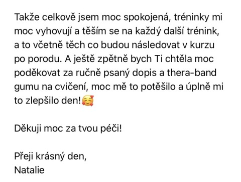 Recenze maminky na těhotensk&yacute; cvičebn&iacute; program