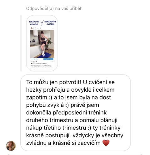 Recenze maminky na těhotensk&yacute; cvičebn&iacute; program