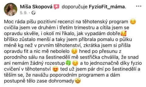 Recenze od z&aacute;kaznice