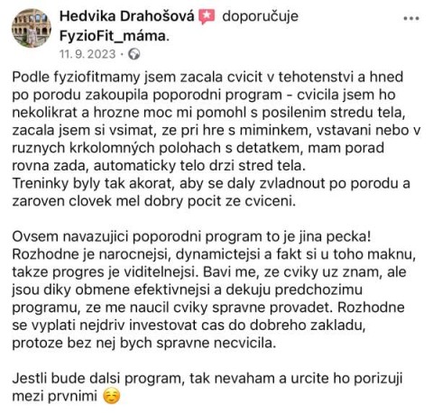 Recenze od z&aacute;kaznice